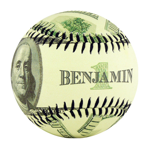 Ben Franklin $100 Bill Baseball - B-BNFRH