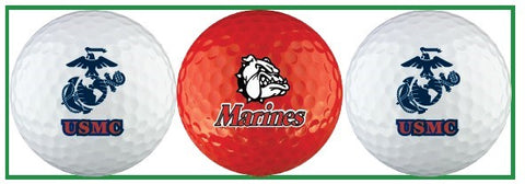 US Marine Corps Golf Balls - USMC