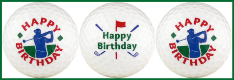 Happy Birthday w/ Golfer & Clubs - 25