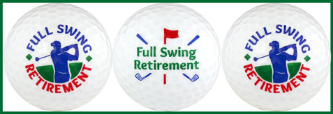 Retirement w/ Clubs & Golfer - 43