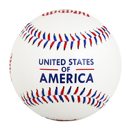 USA White T-Ball (Rubber Core) - B-USA