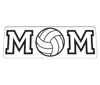 Mom w/ Volleyball - D-MMVL
