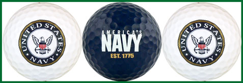 US Navy Golf Balls - NAVY