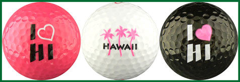 Hawaii w/ Pink Heart & Palms - HPHP